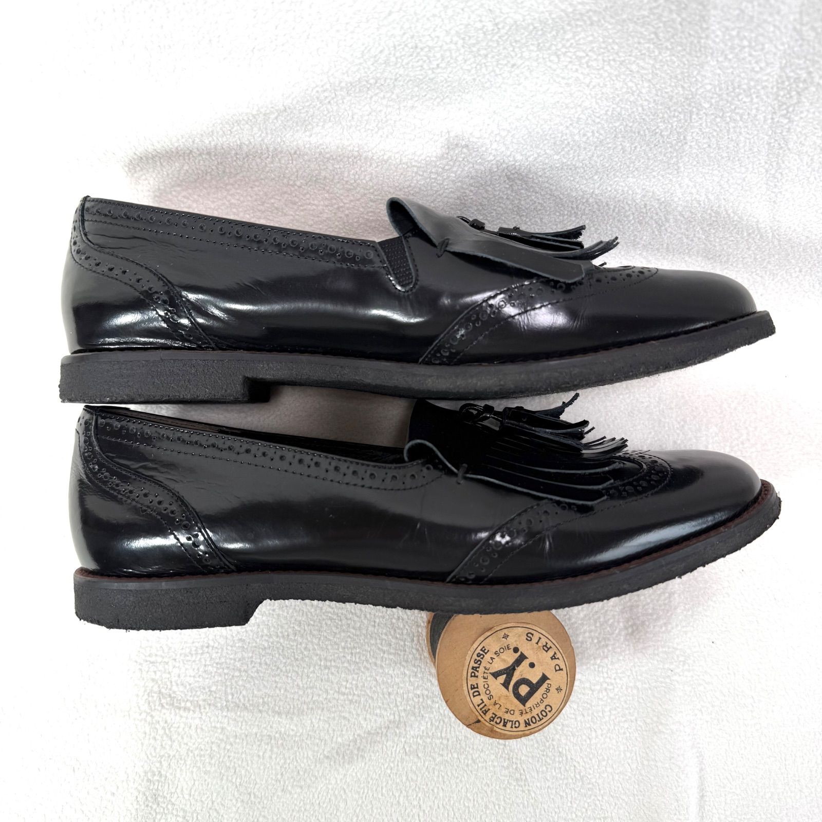 極美品✨マーガレットハウエルアイデア ウィングチップ タッセル