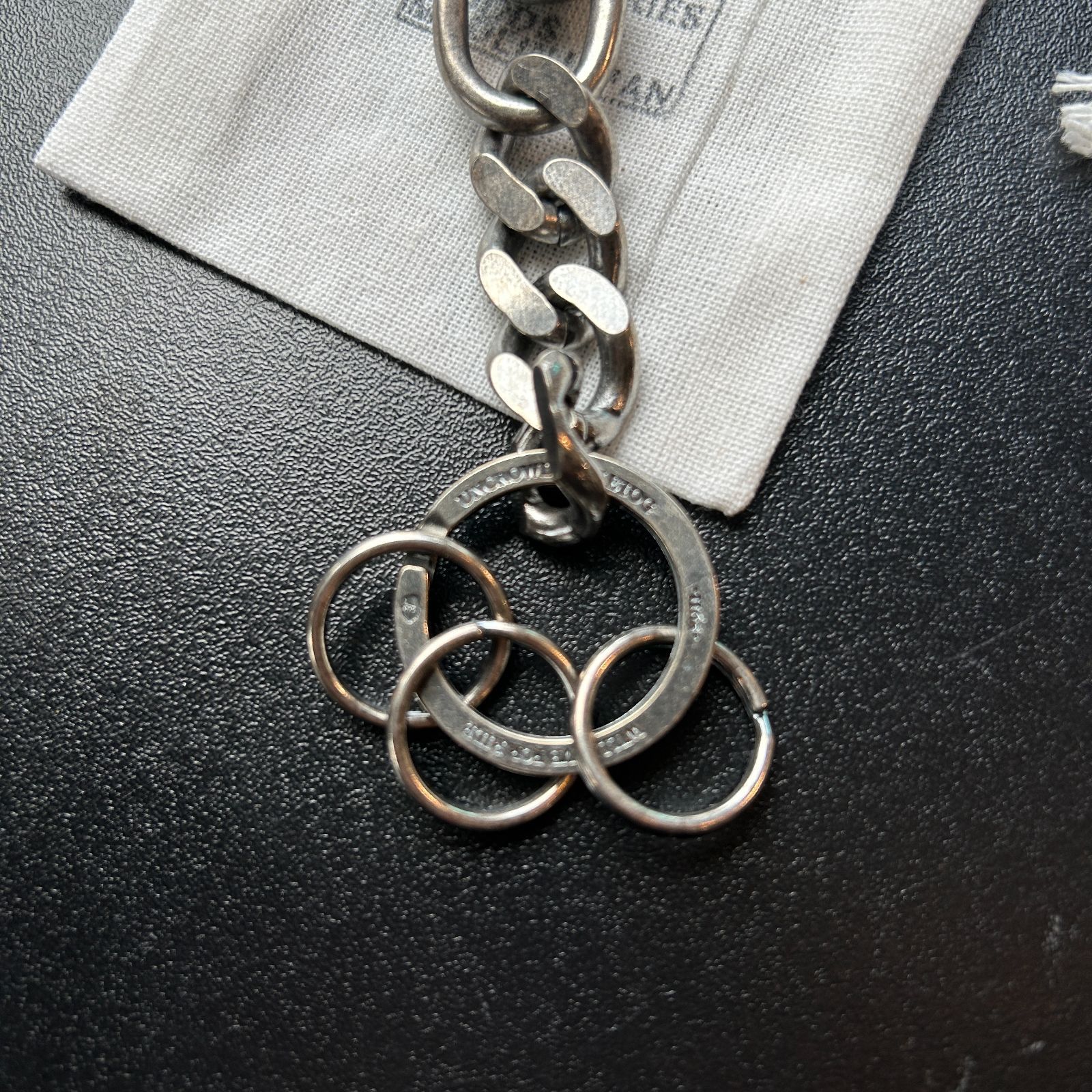 UNCROWD】 KEY CHAINS シルバー 130㎜ UC-901 新品未使用 アン