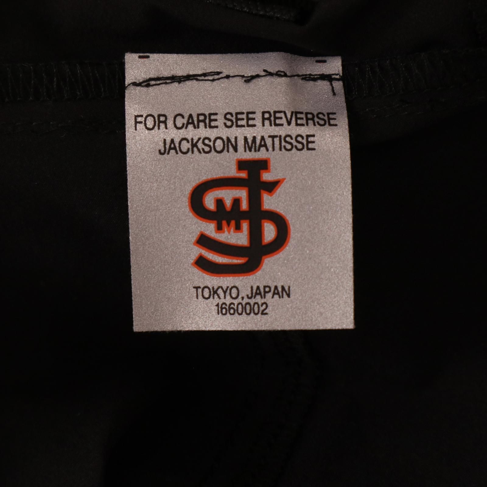 未使用品 JACKSON MATISSE × MOUNTAIN SMITH  / Nylon Anorak ジャクソンマティス マウンテンスミス アノラックパーカー プルオーバー ジャケット JM23SSMS05 BLACK 表記サイズL　【2408】