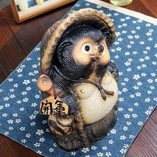 一点物！！！手作り  たぬき  置物  信楽焼 信楽焼 たぬき 置物 高さ56cm 陶器 18号古信楽風開運狸 ta-0127