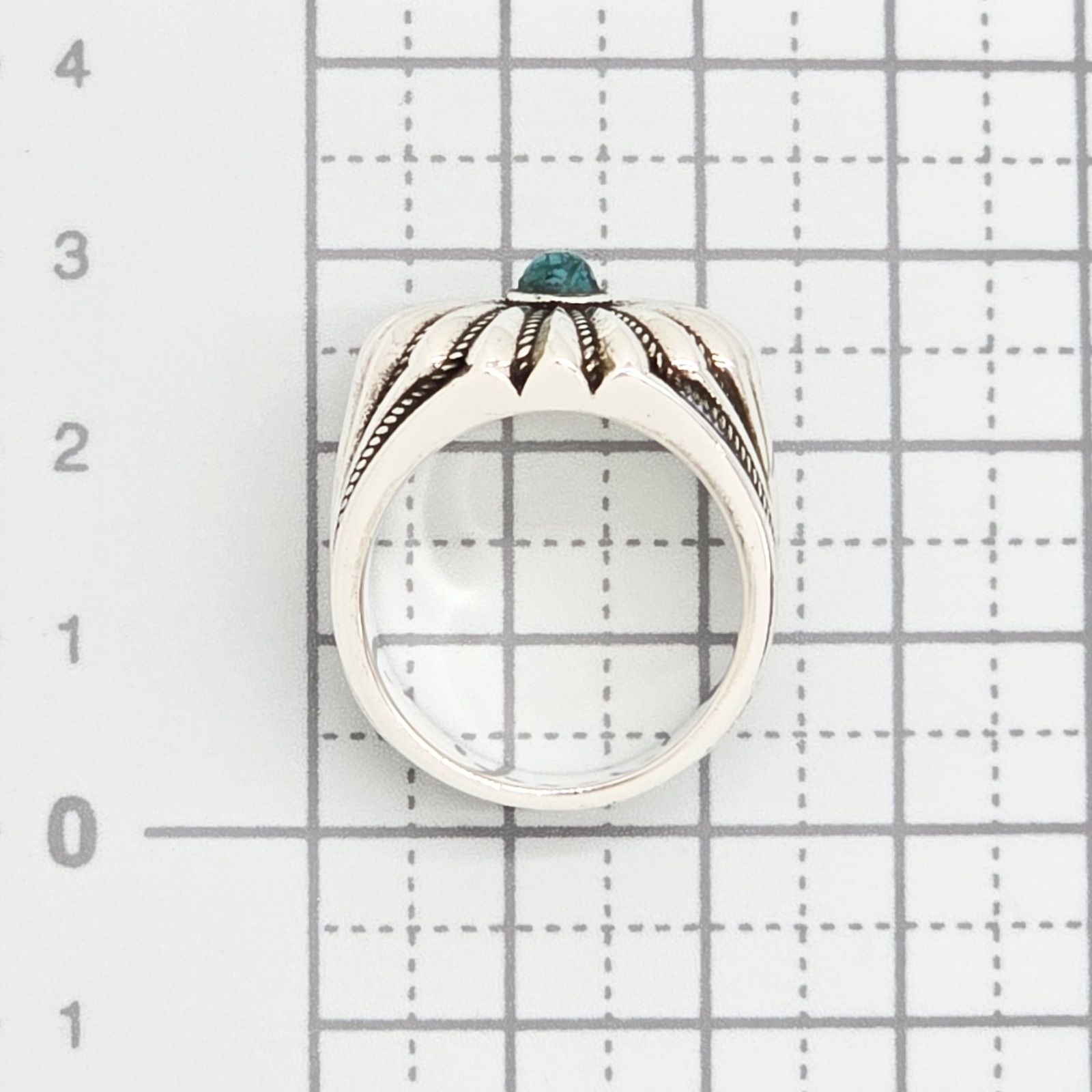 新品 GUCCI グッチ ターコイズ フラワー リング Ag925 18号 GUCCI グッチ 728428 フラワー ターコイズ リング 18 約18号