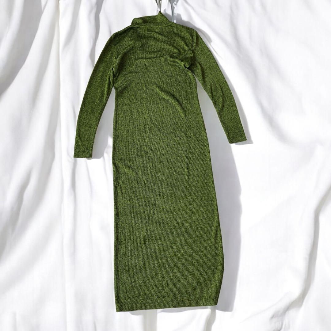 ニットワンピース 長袖