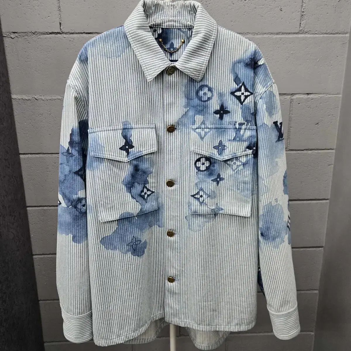 XS Louis Vuitton ルイヴィトン ウォーターカラー シャツ ジャケット