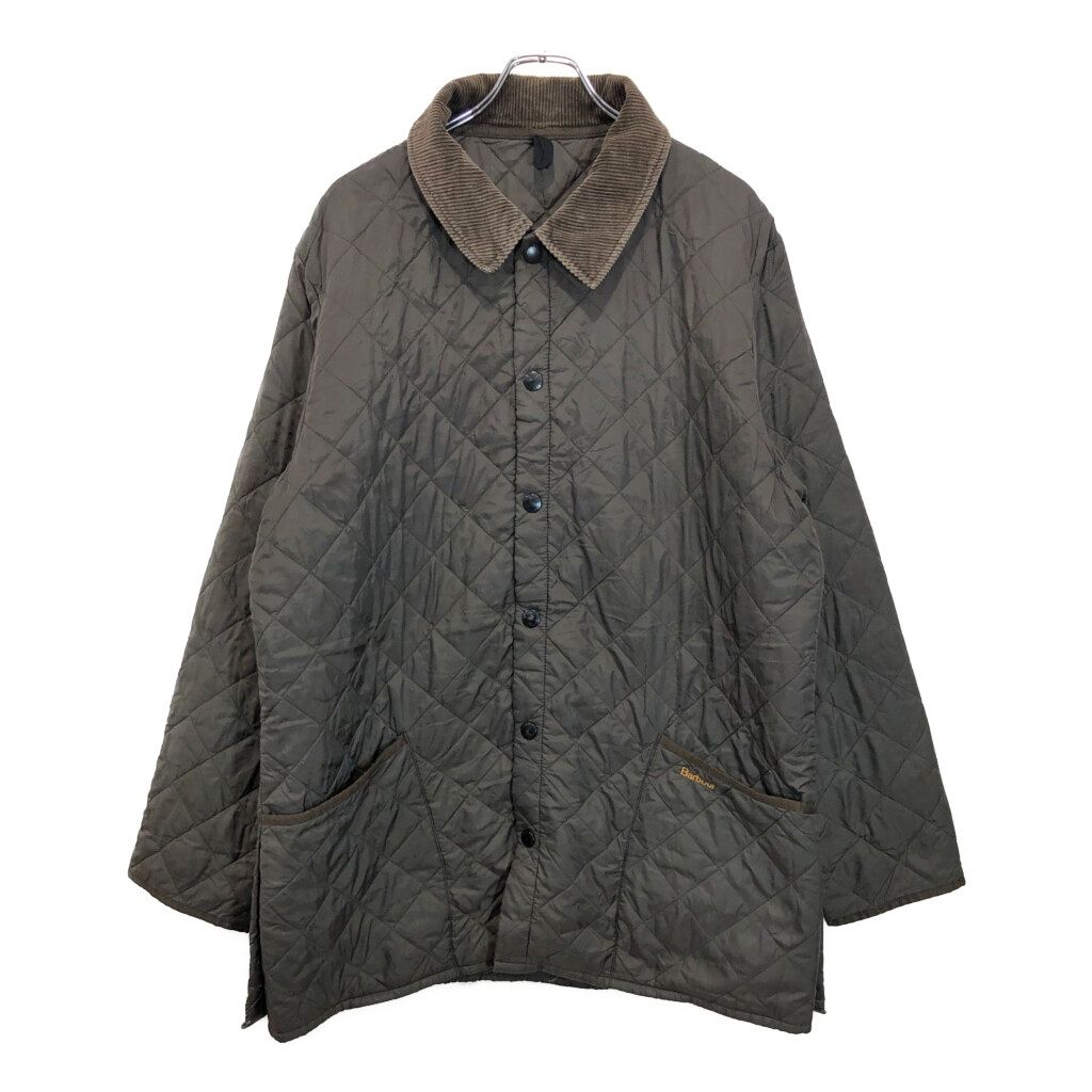 Barbour バブアー LIDDESDALE リッズデイル キルティングジャケット ブラウン メンズ XL 古着 U4748