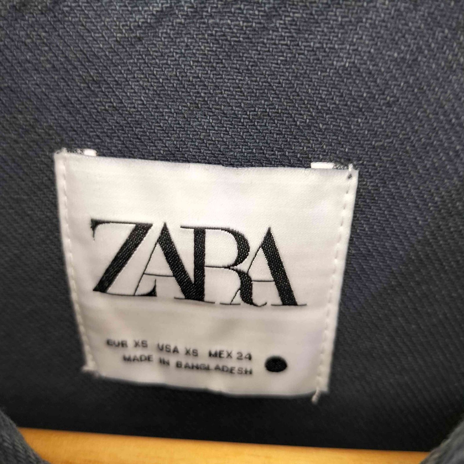ザラ ZARA フロントポケット デニムスナップジャケット レディース