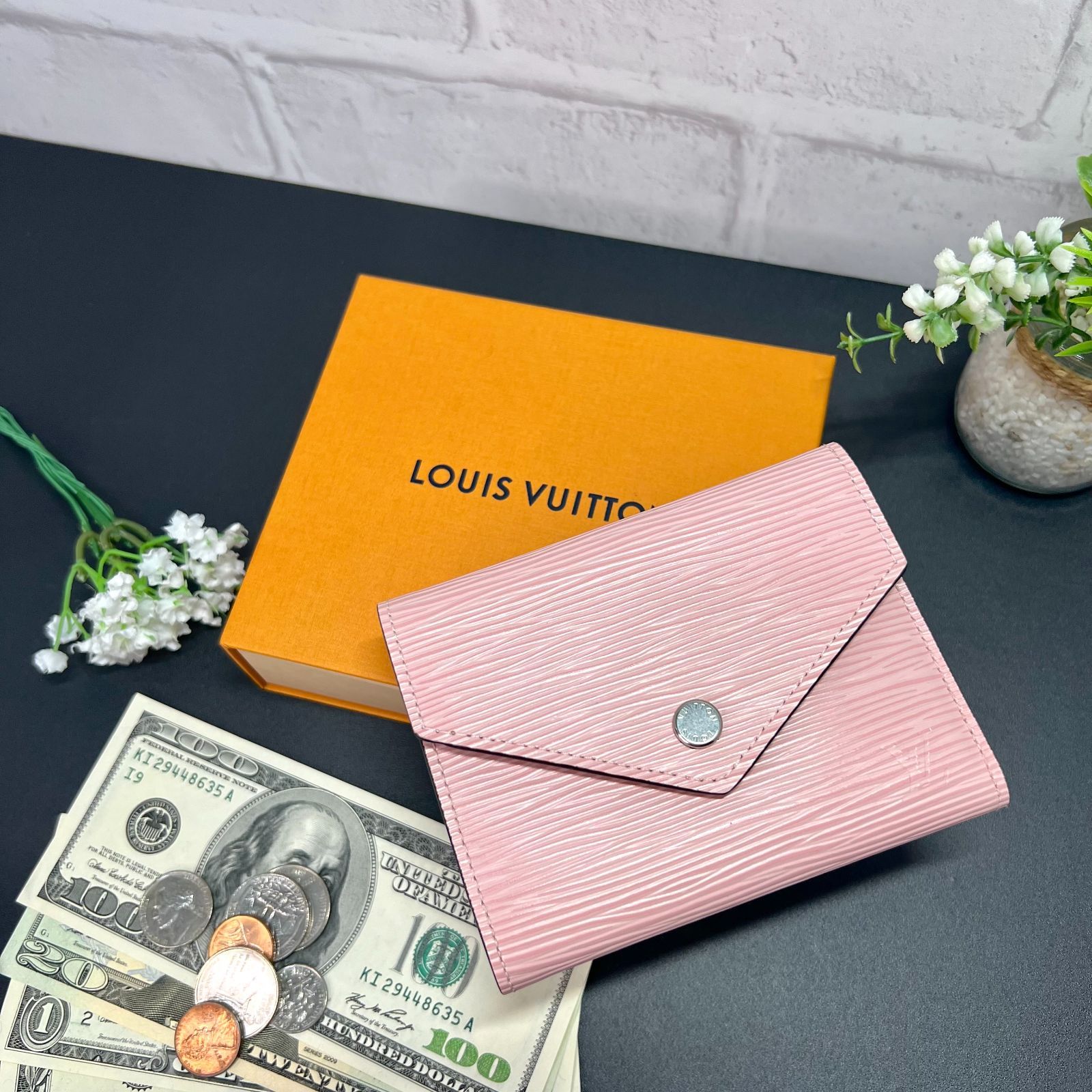 LOUIS VUITTON／ルイヴィトン エピ ヴィクトリーヌ 三つ折り財布