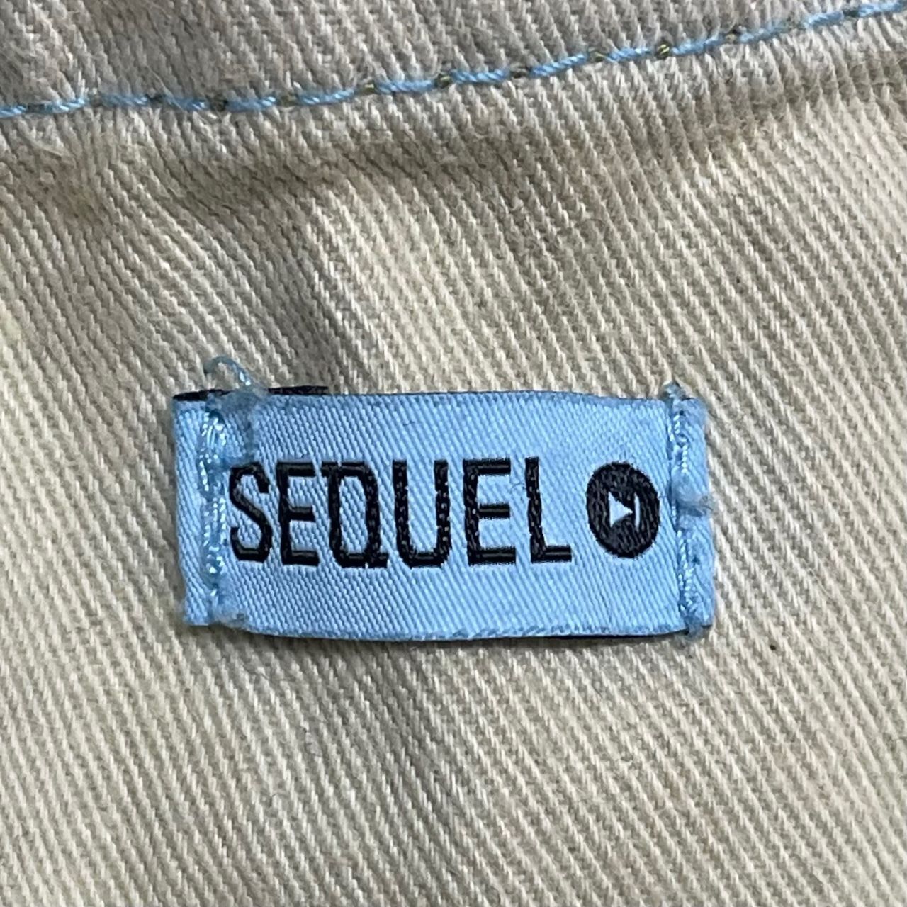 定価57200円 SEQUEL FRAGMENT 22AW SQ-22AW-PT-06 DAMAGE DENIM PANTS 