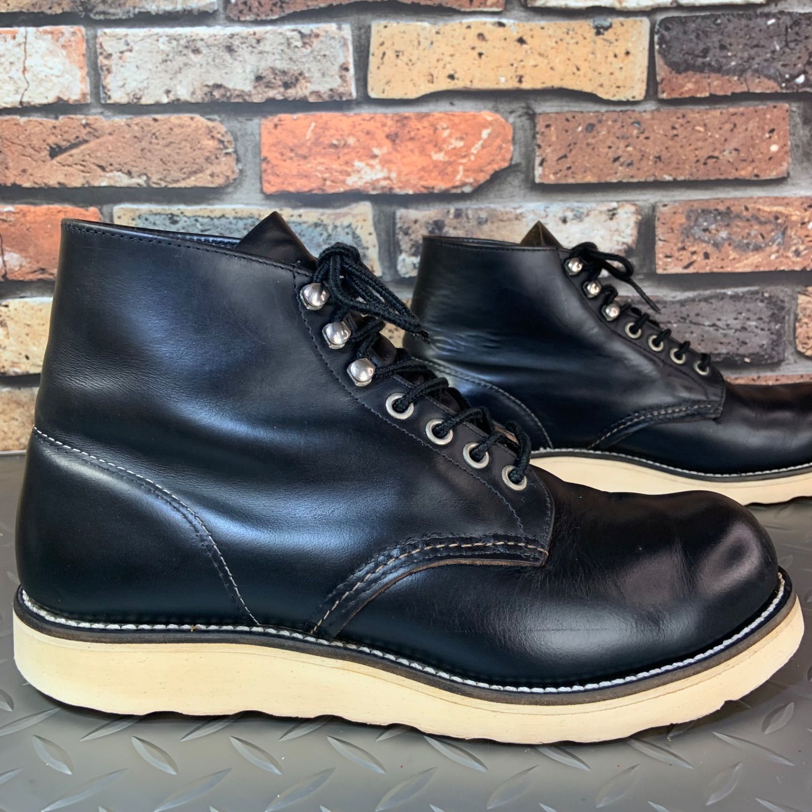 US8D レッドウィング 8165 刺繍羽タグ made in usa 美品□刺繍羽タグ☆02年製 ヴィンテージ REDWING レッドウィング