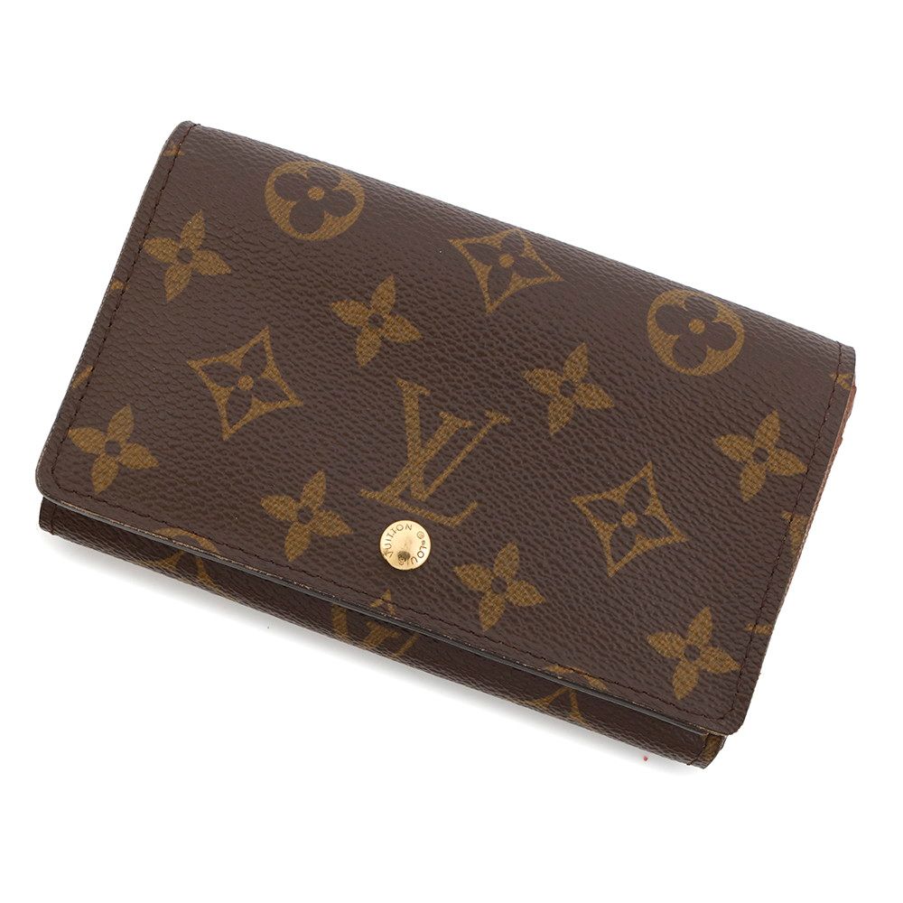 ルイヴィトン 二つ折り財布 モノグラム ポルトモネ ビエ トレゾール M61730 LOUIS VUITTON ヴィトン