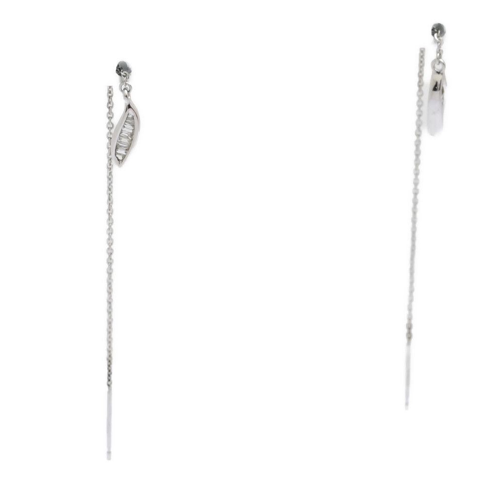 0.05ct/FD:0.05ct/リーフモチーフ アメリカンタイプ チェーン  