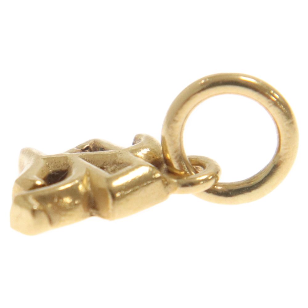 CHROME HEARTS (クロムハーツ) 22K ALPHABET CHARM/アルファベットチャーム Rイニシャルチャーム/ゴールドネックレストップ  - メルカリ