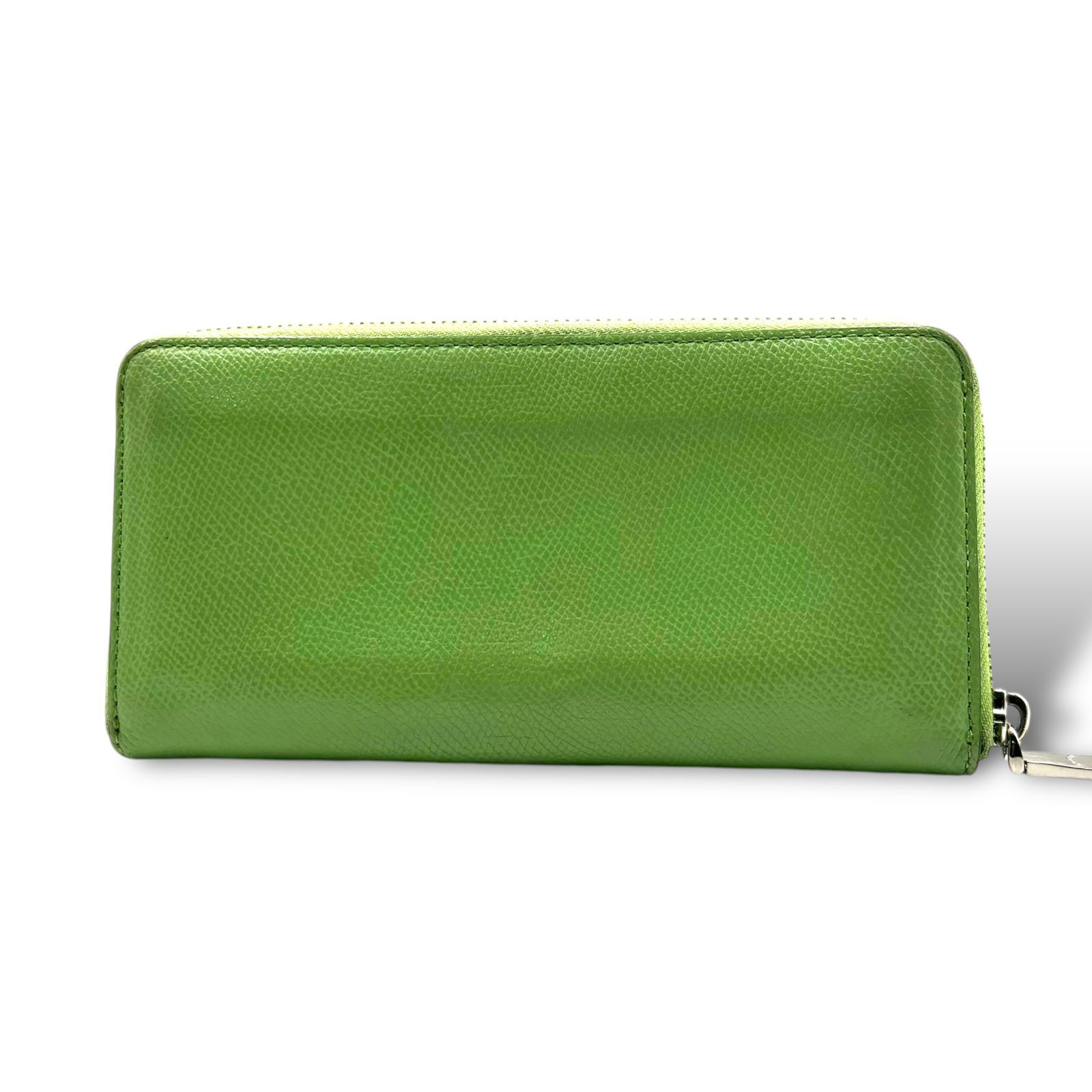 COACH コーチ 長財布 ラウンドファスナー レザー グリーン 279-4 PA092