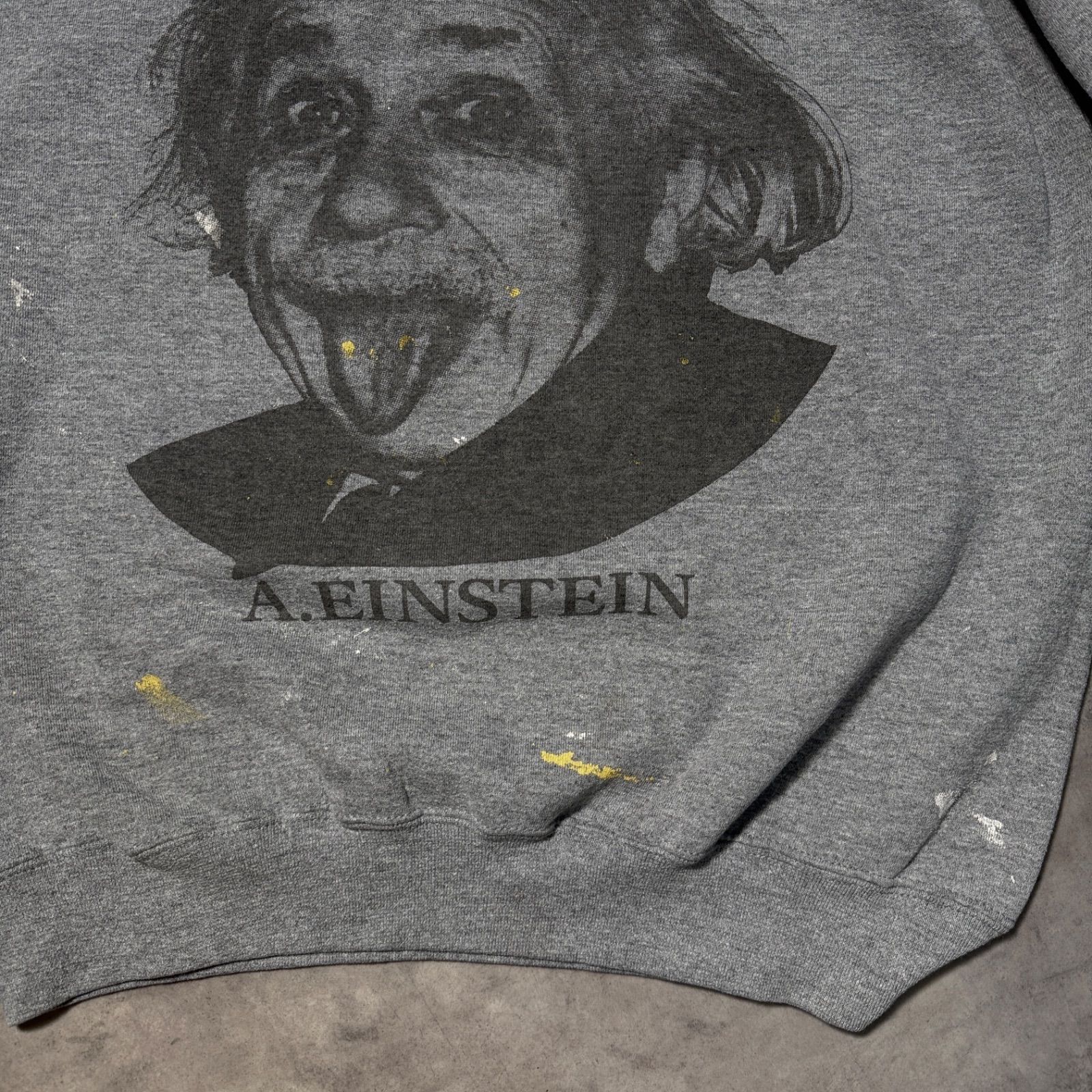 B品】EINSTEIN Print Sweatshirtアインシュタイン プリント