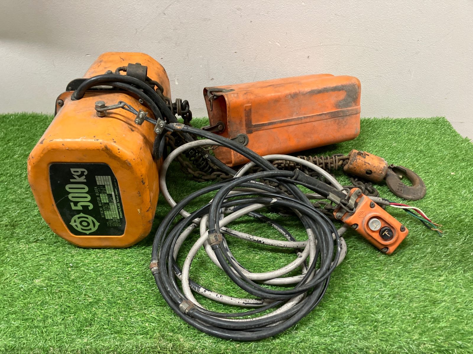 現状品 日立 HITACHI モートルブロック 1|2BFH 1|2t 500kg リモコン故障 200V 50|60Hz アクトツール富山店 BY