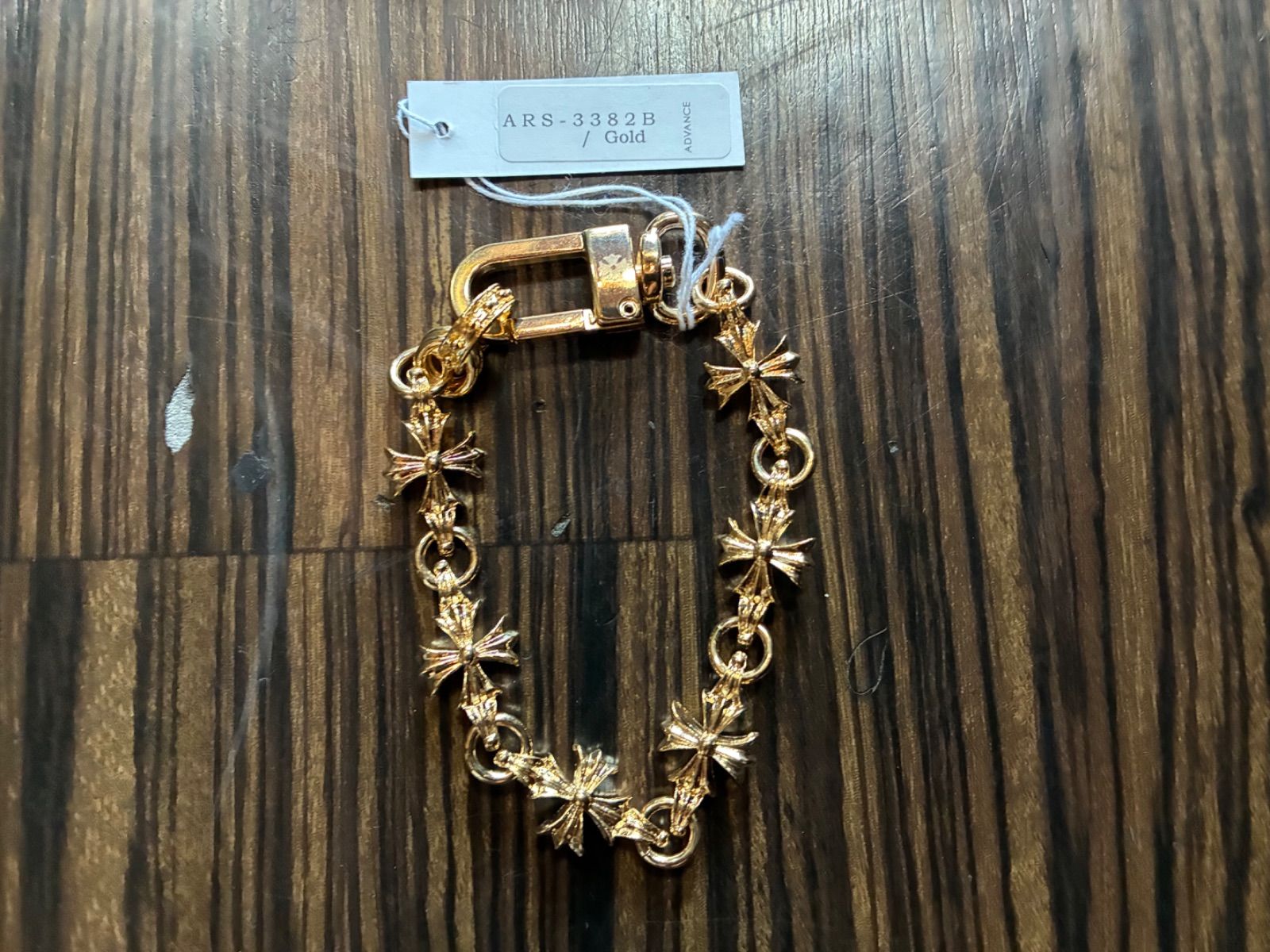 ADVANCE BRACELET -2.COLOR- ARS-3382B GOLD ¥6600+送料¥750