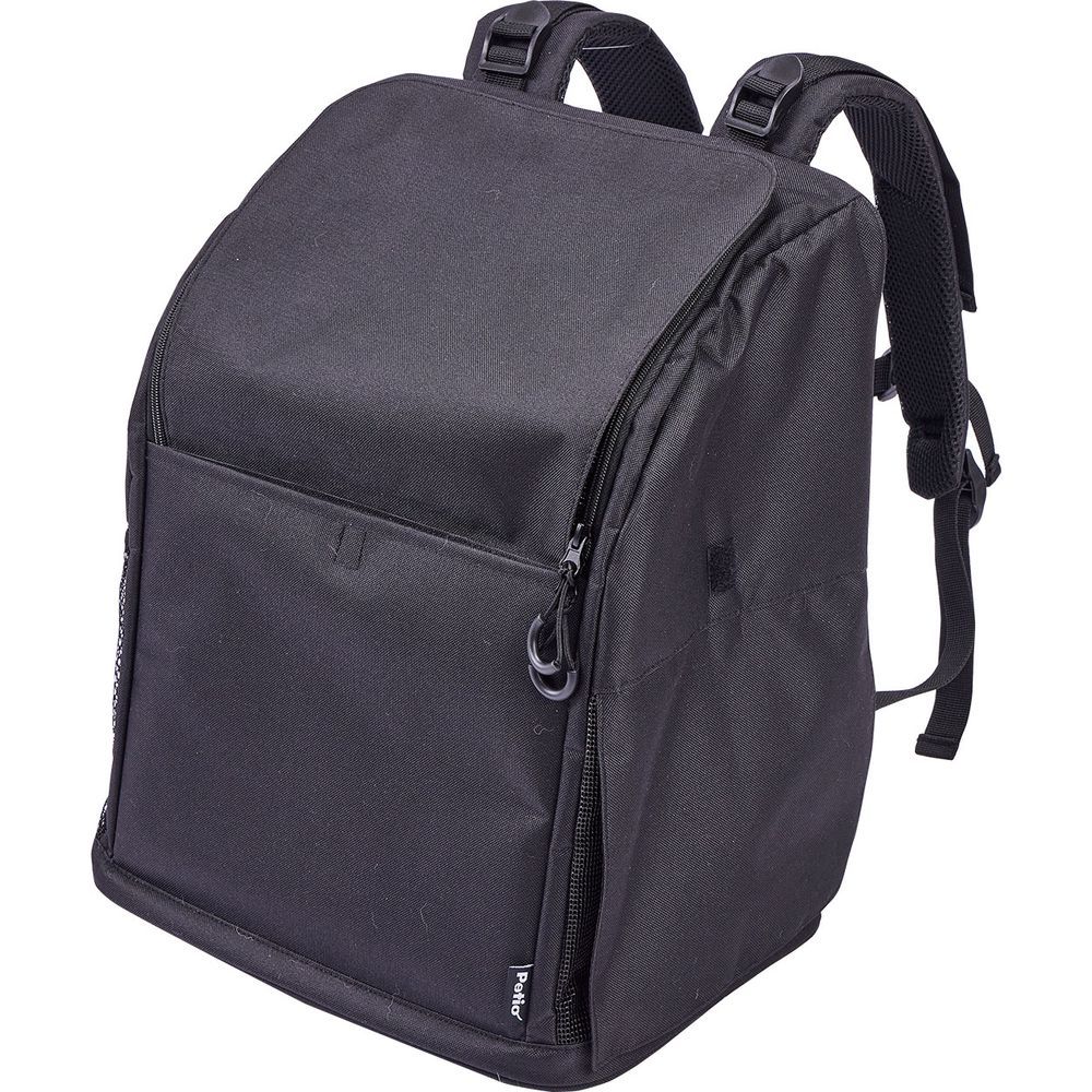 ペティオ 前に抱えて見守れる ペットリュックキャリー ブラック 犬用 ペット用品 （1点）