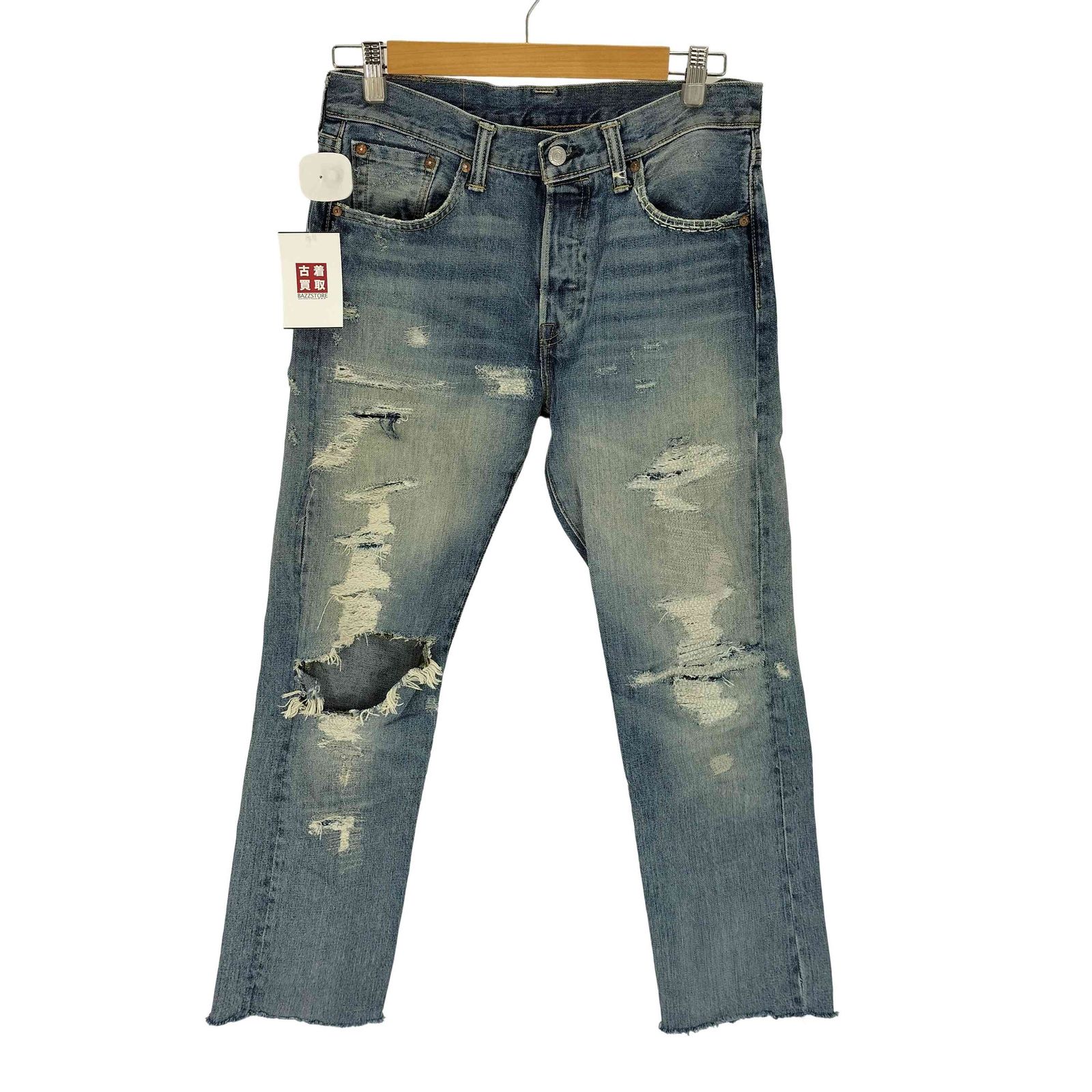 リーバイス Levis 501 ボタン裏1001 刻印 ダメージリペア 加工 ボタン 