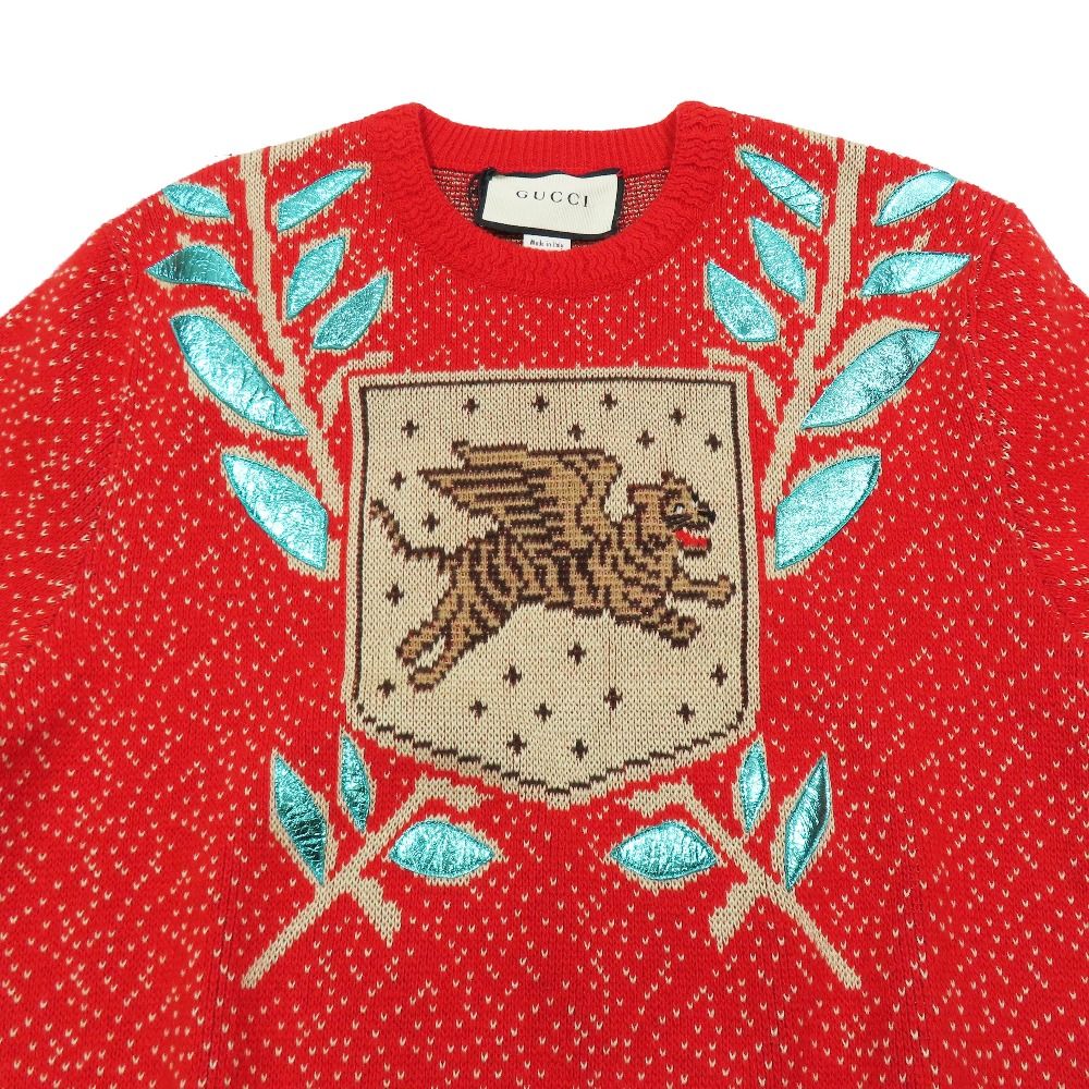 未使用 18SS GUCCI グッチ Flying Tiger Sweater セーター