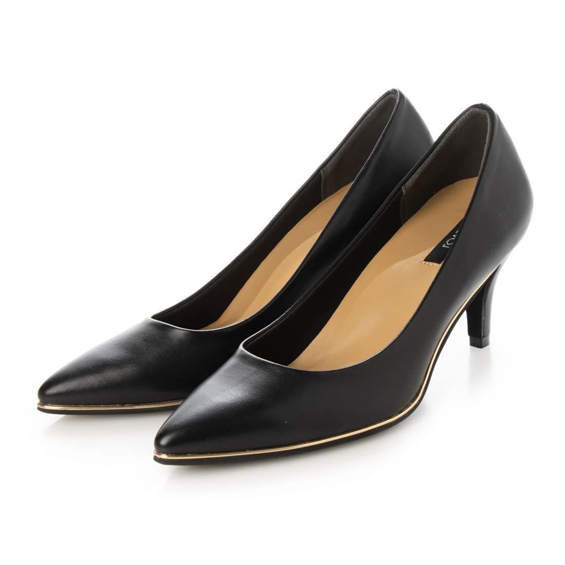Size 24.0 cm_Color BL イーボル パンプス ポインテッド7cmヒールパンプス レディース IU9988 BL 24.0 cm