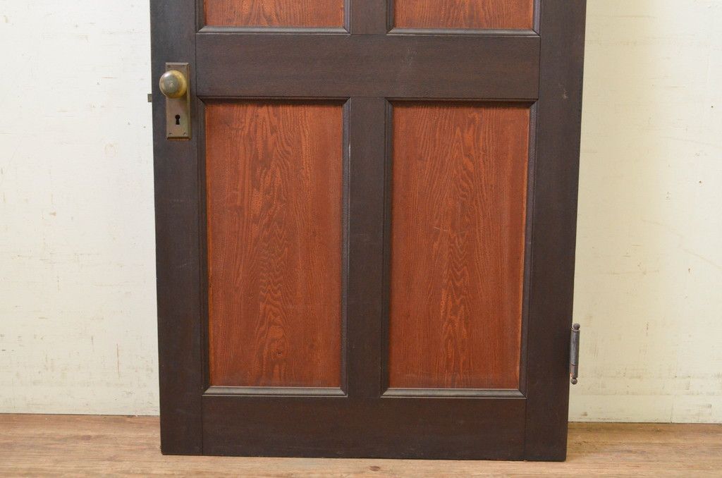 ▽現状販売▽ ドア1枚 アンティーク建具 大正ロマン 古い洋館 扉 木製 