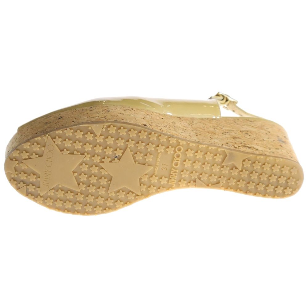 JIMMY CHOO ジミーチュウ　ウェッジソール　エナメルサンダル ジミーチュウ Jimmy Choo ウェッジソール エナメル サンダル