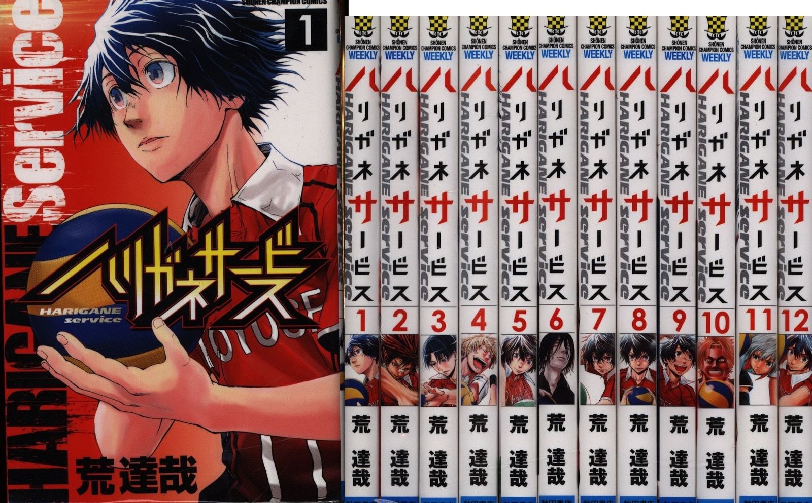 ハリガネサービス＋ハリガネサービスACE　全48巻　全巻セット　荒達哉 ハリガネサービス＋ハリガネサービスACE 全48巻 全巻セット 荒達哉