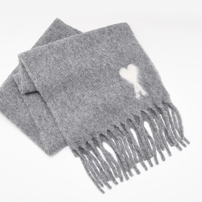 未使用】LOEWE (ロエベ) ウール＆カシミヤ マフラー