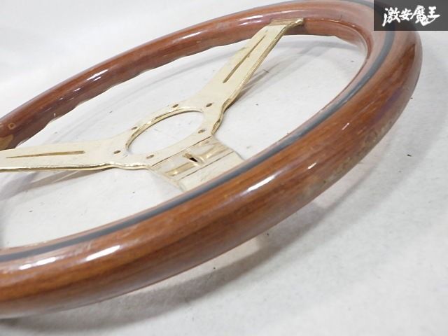 ☆32.5φ☆ゴールドスポーク☆ NARDI ナルディ ウッド ハンドル