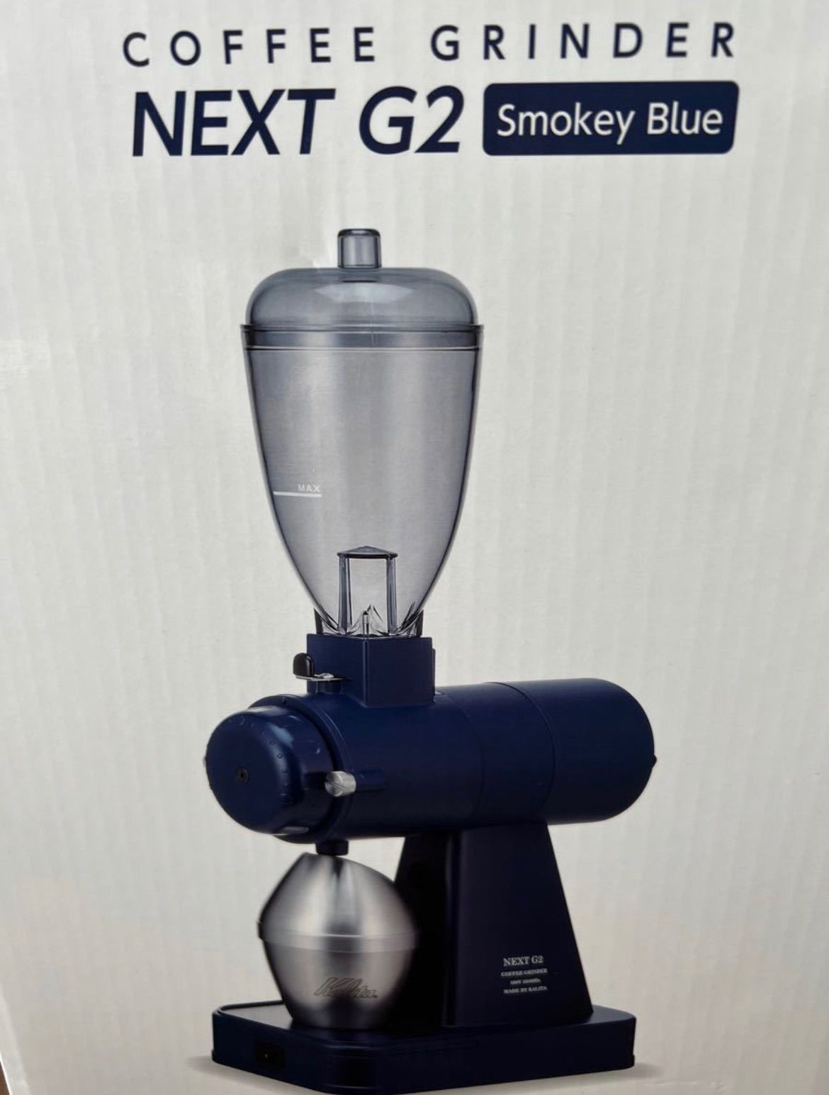 ネクストG2 電動ミル コーヒーグラインダー　ブルー　NEXT G2  カリタ