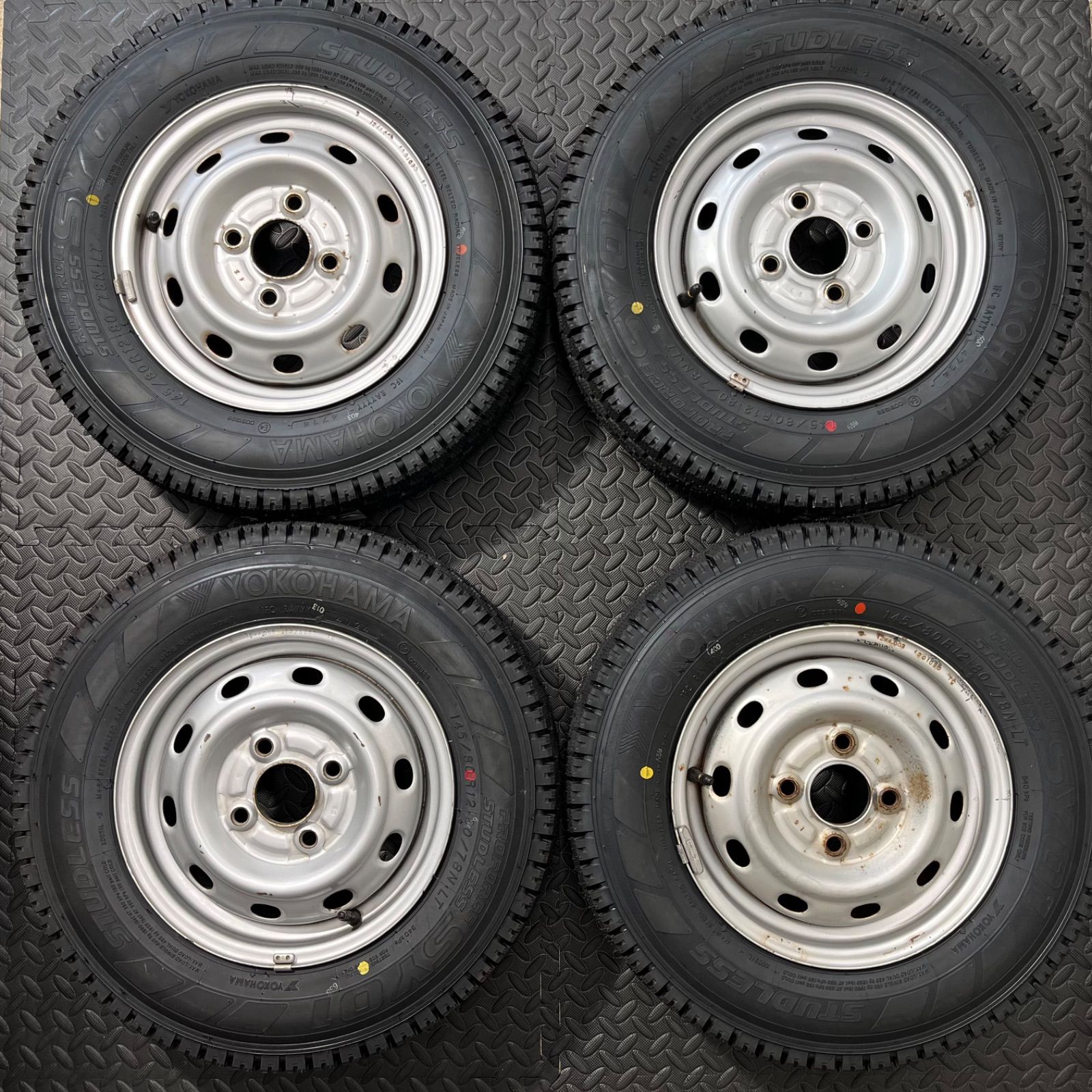 タイヤ 145 80R12 80 78N LT ヨコハマ SY01V スバル サンバー サンバーディアス スタッドレスタイヤ 冬タイヤ