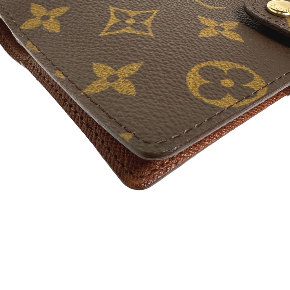 ルイヴィトン R20005 モノグラム 手帳ケース アジェンダPM 手帳カバー LOUIS VUITTON ブラウン