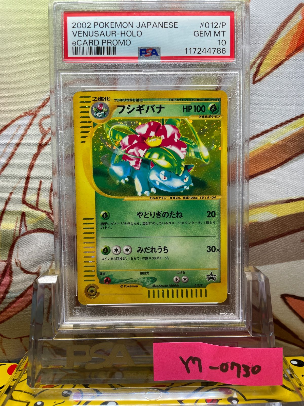 ポケモンカード e トリプルゲットキャンペーン フシギバナ 全面ホロ PSA10 ポケモンカード e トリプルゲットキャンペーン フシギバナ 全面