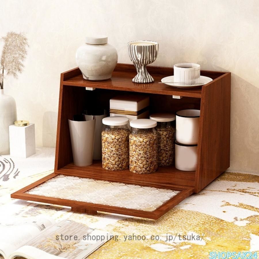 ミニ食器棚 食器棚 上置き ミニカップボックス 2段 収納ボックス 収納