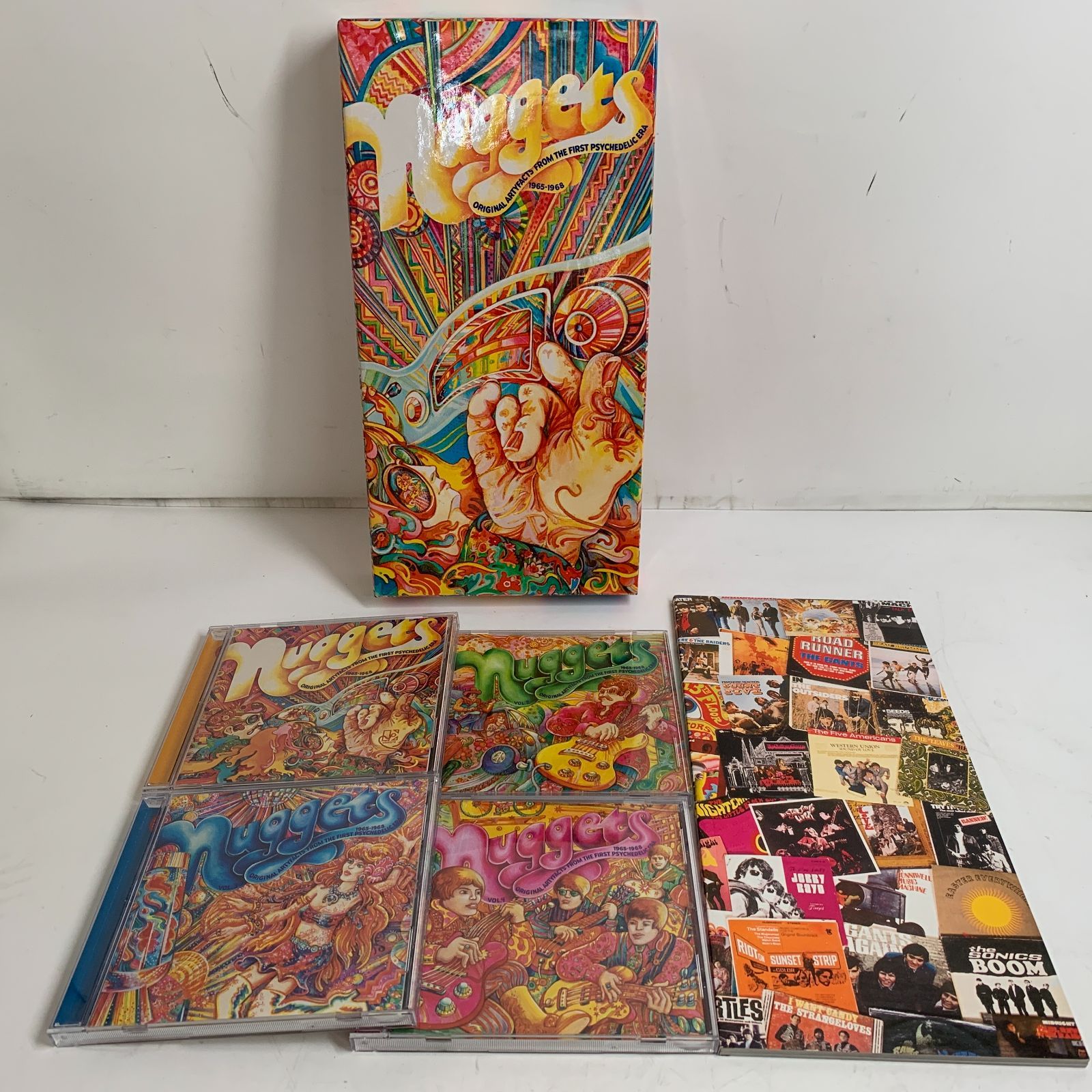 f001 G 極美品 NUGGETS CD 4枚組 ボックス 1965-1968 RHINO