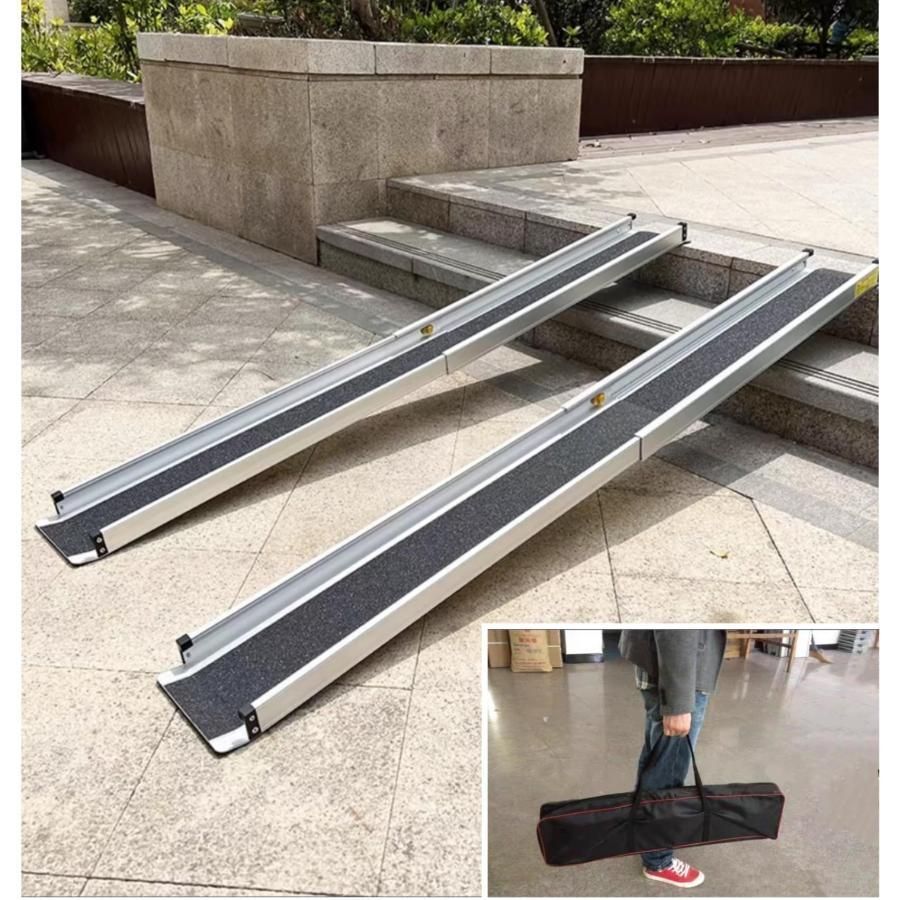 車椅子スロープ ケアスロープ CS-120 120cm｜ハミングバード｜株式会社