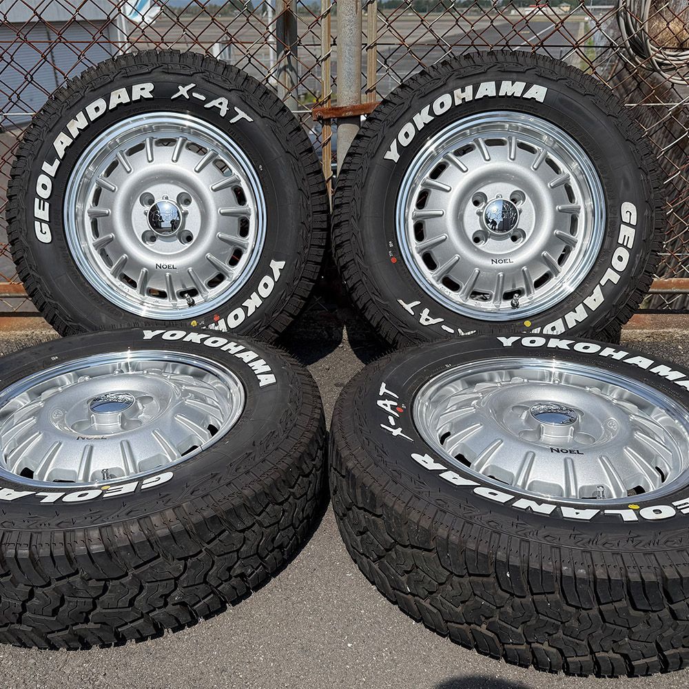 1台 プロボックス PROBOX サクシード タイヤホイール 14インチ ヨコハマ ジオランダー X-AT 175|80R14 ホワイトレター タイヤホイールセット 4本セット