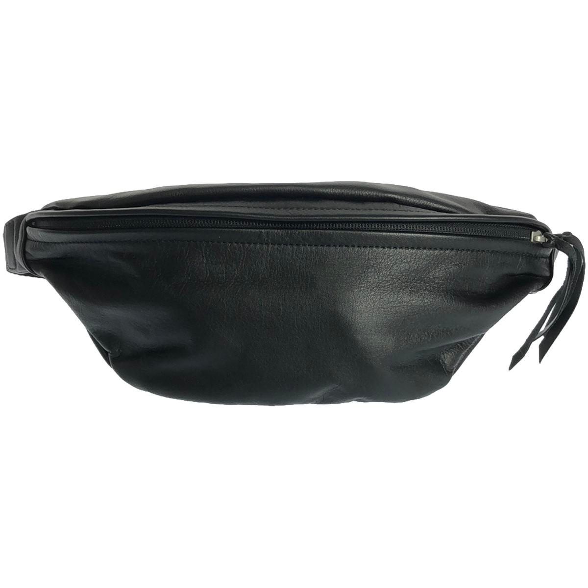 Hender Scheme エンダースキーマ cow waist pouch bag レザーウエストバッグ  ブラック