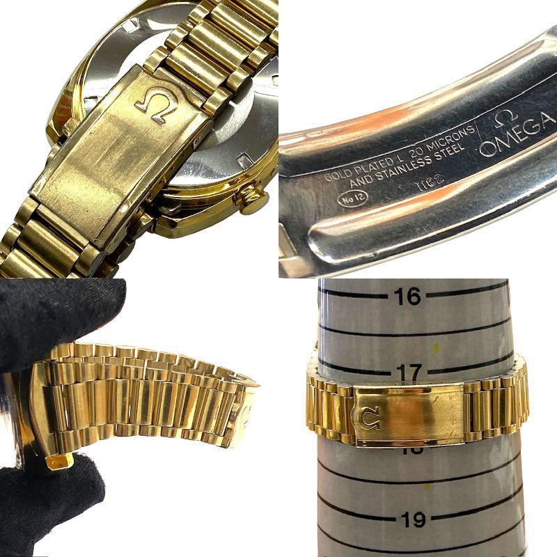 OMEGA　オメガ シーマスター メモマチック ＳＳ ゴールドメッキ 自動巻き １６６．０７２ 腕時計 ウォッチ ヴィンテージ レア メンズ レディース