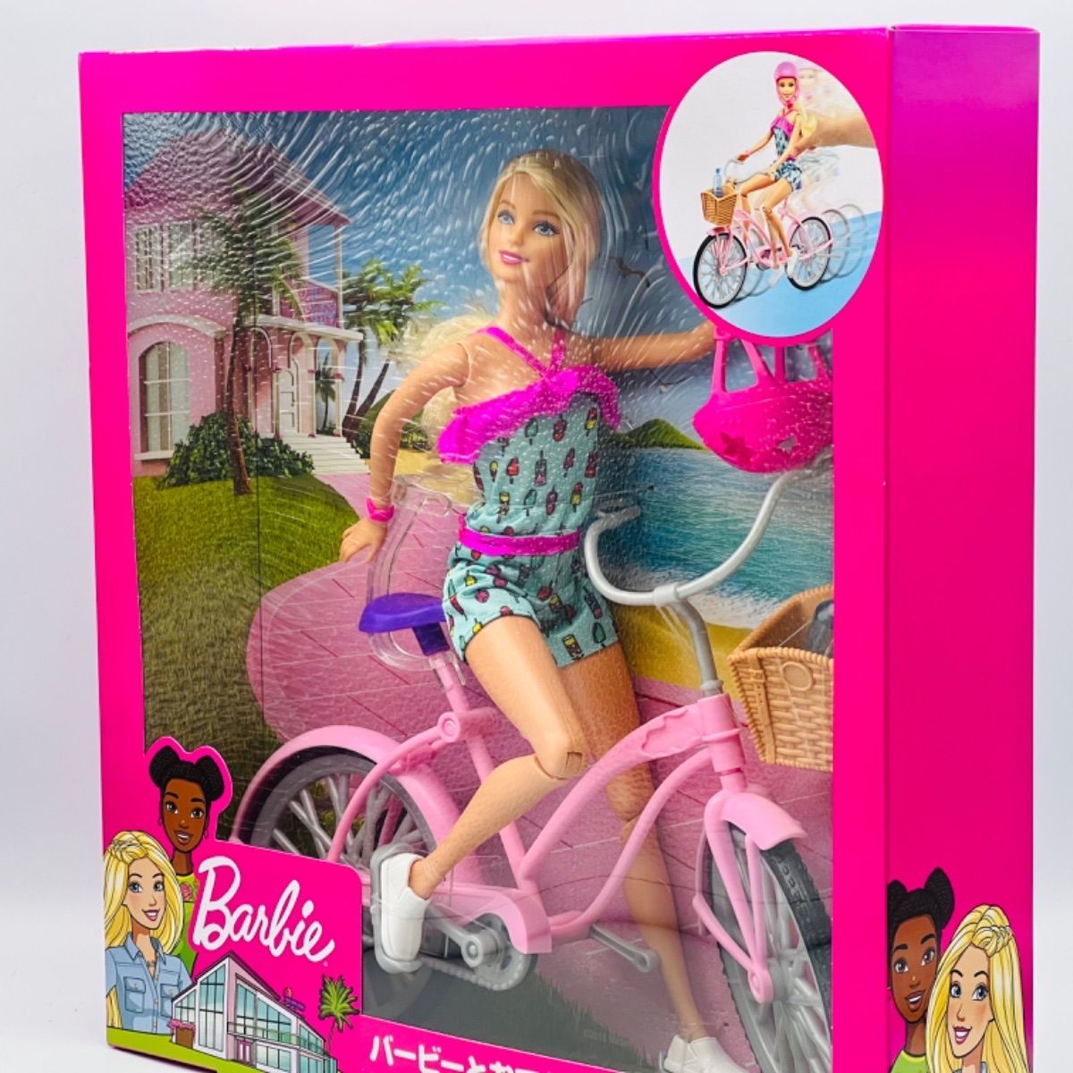 品数豊富！ バービー(Barbie) 商品が登場！バービーを乗せて走る自転車