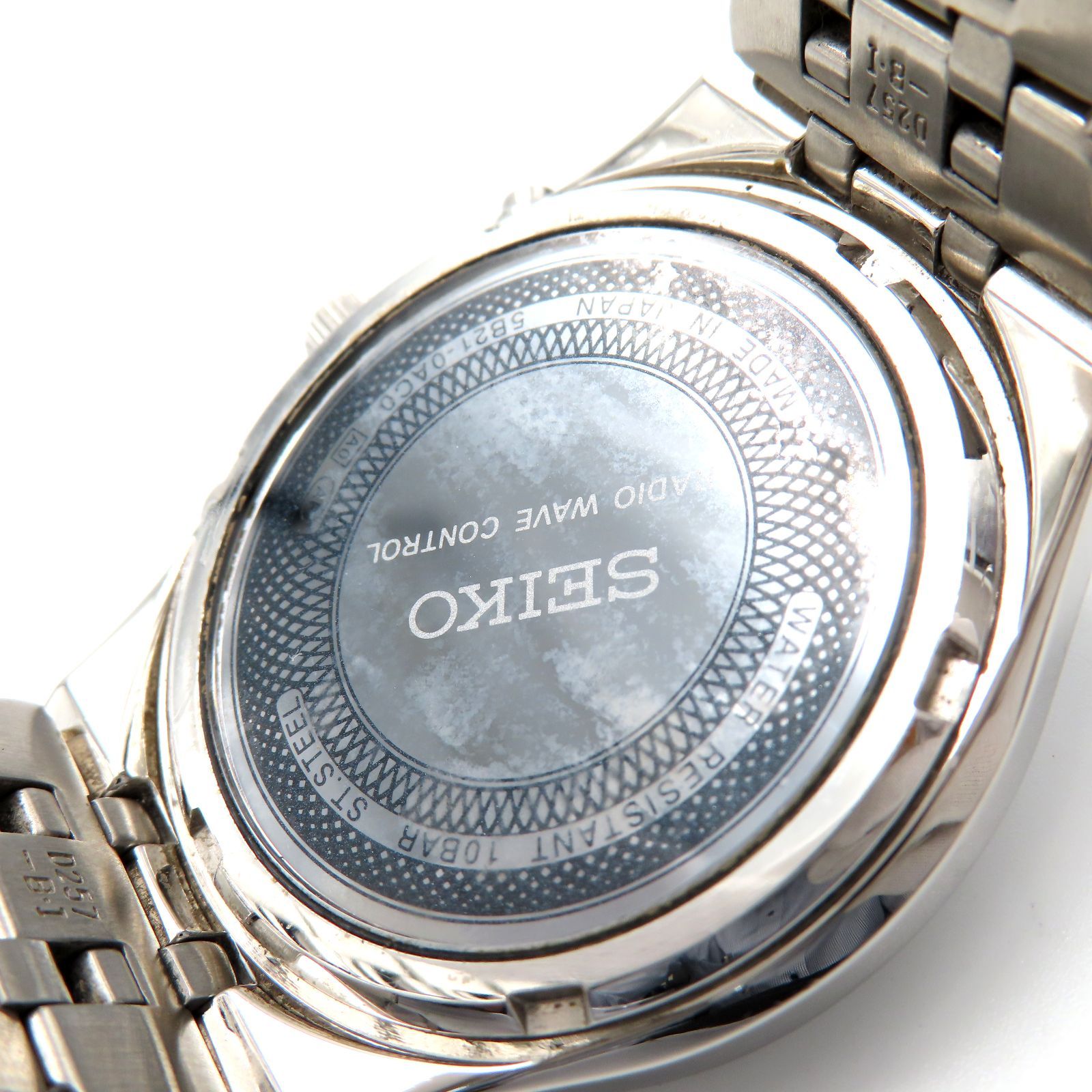 SEIKO セイコー DOLCE ドルチェ 5B21-0AC0 メンズ 腕時計 SS ブラック 