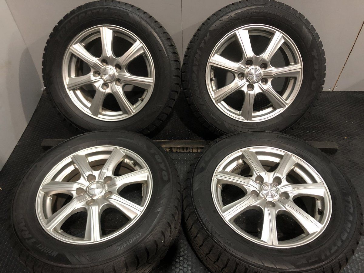 タイヤ走行短め【TOYO TX 215/60R16】スタッドレス【PRD 16インチ 6.5 