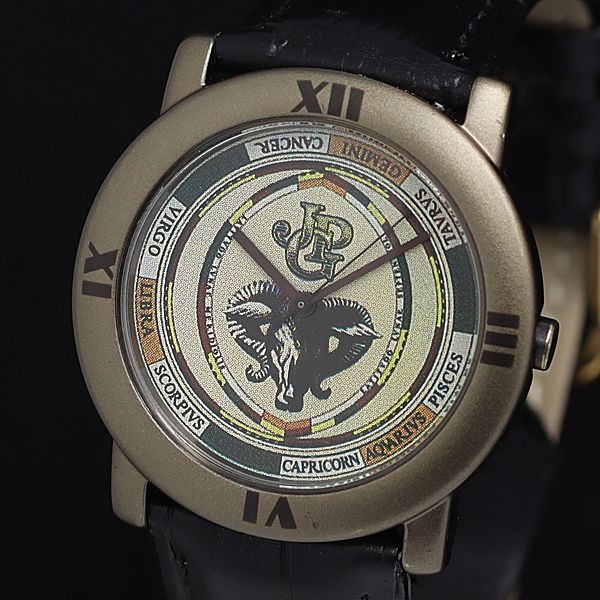 稼働 良品 ジャンポールゴルチェ QZ 6031-L11451 マルチカラー文字盤 ラウンド メンズ腕時計 2000000 NSK OMI