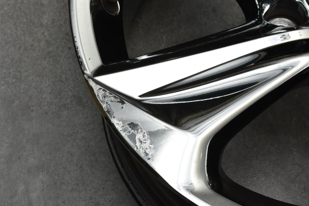 来店をご期待! スパッタリング トヨタ 220 クラウン RS 純正 18in 8J 45 PCD114.3 4本 210 200 マークX プリウスα アルファード ヴェルファイア