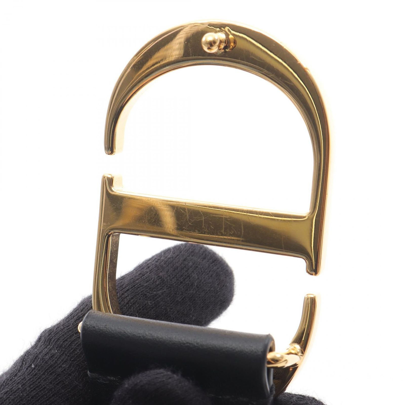 ディオール　Dior ゴールド ギャザー入り ベルト　モンテーニュ ディオール Dior ゴールド ギャザー入り ベルト モンテーニュ