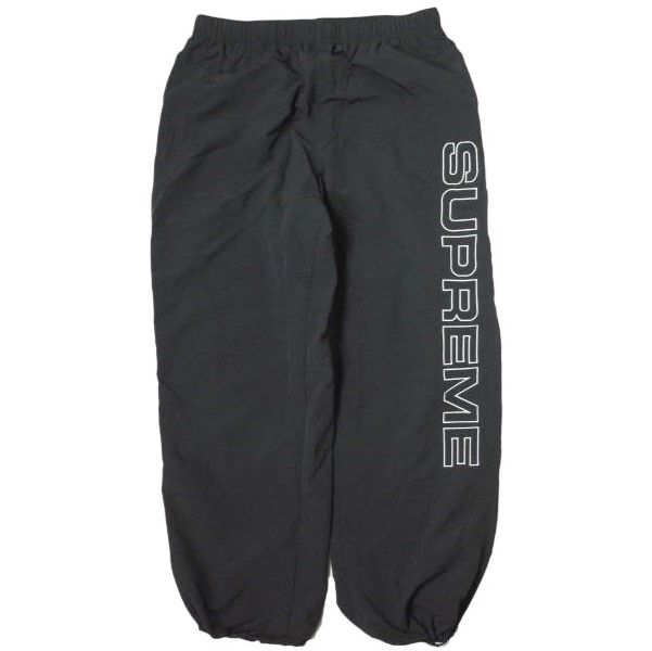 新品 SUPREME シュプリーム 23AW Spellout Embroidered Track Pant スペルアウトトラックパンツ XL  BLACK WEEK1 ロゴ刺繍 イージー ボトムス s18499 - メルカリ