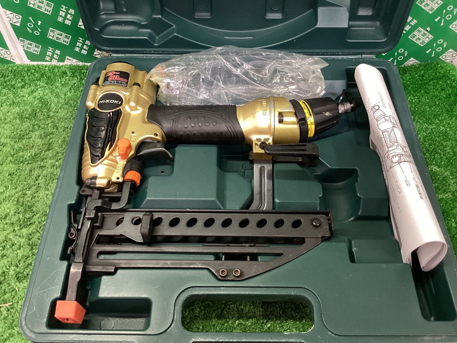 HiKOKI 日立工機 50ｍｍ 高圧フロア用タッカ ステープル幅4ｍｍ N5004HMF | IT7N73LYX4NK