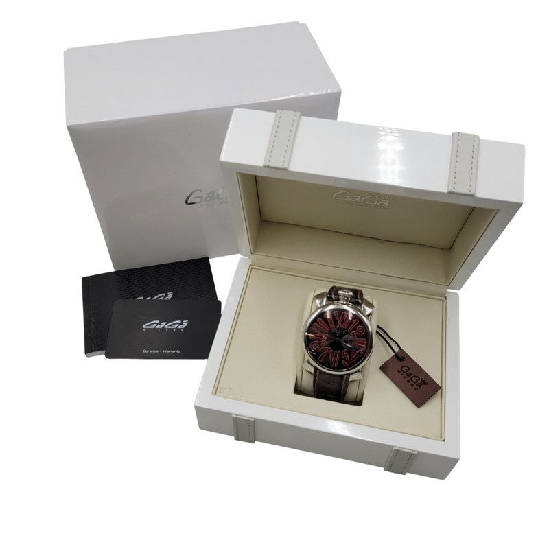 【未使用品】GaGa MILANO　マヌアーレ46MM　リミテッドエディション ガガミラノ マヌアーレ46mm 世界限定110本 メンズ 6314.110