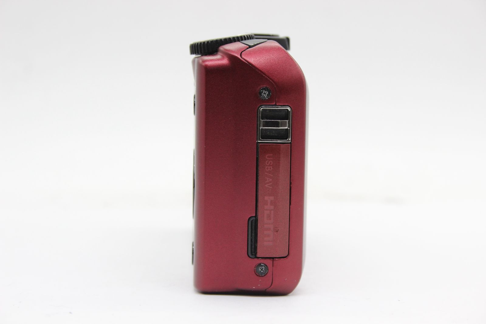 返品保証】 カシオ Casio Exilim EX-ZR300 レッド 24mm Wide 12.5x