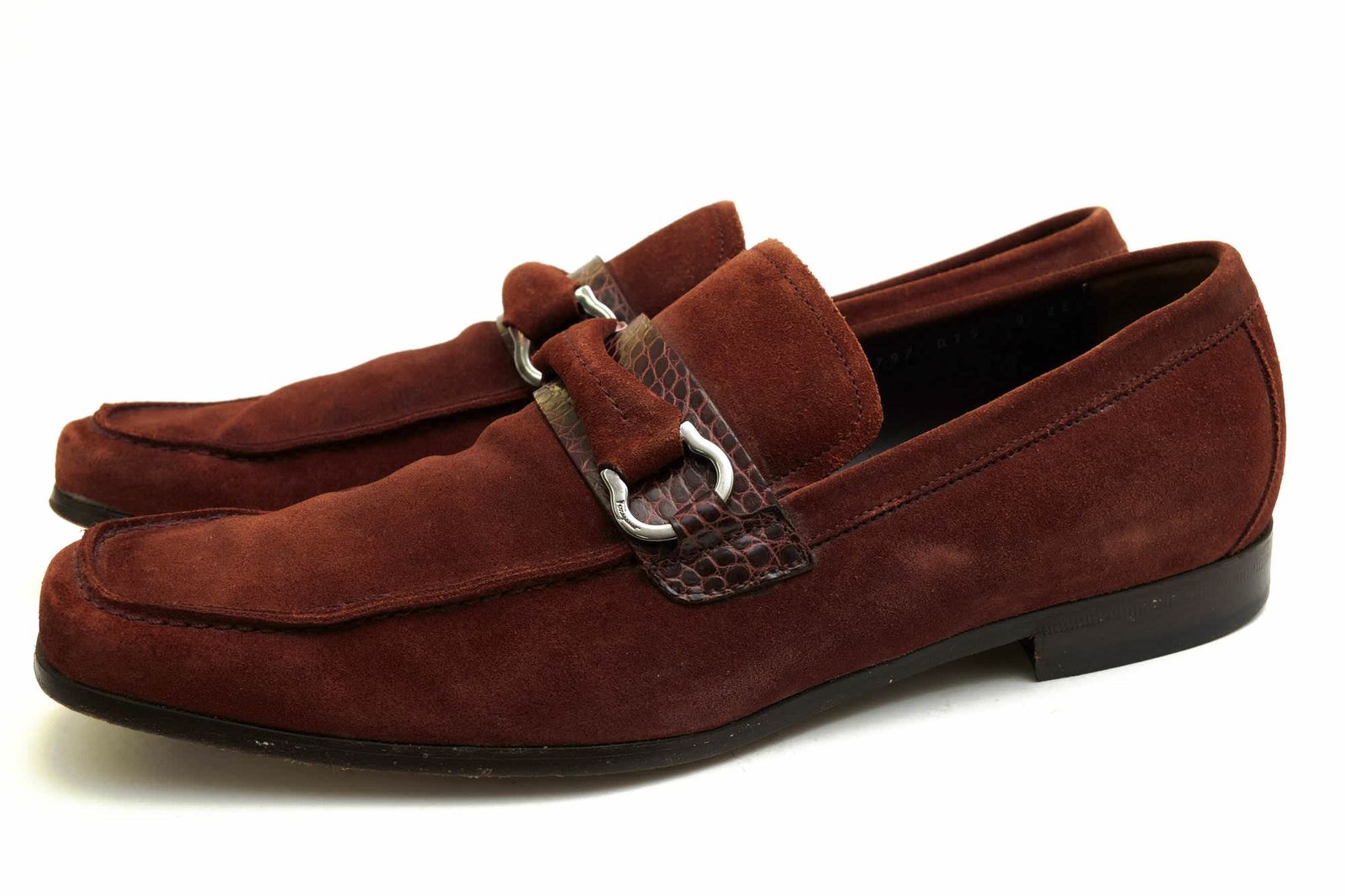 Salvatore Ferragamo フェラガモ ビットローファー スエード フェラガモ／Salvatore Ferragamo ビットローファー シューズ 靴