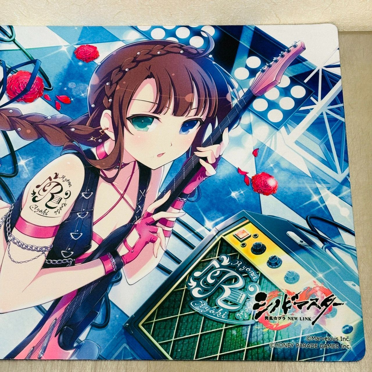 閃乱カグラ ラバーマット プレイマット デスクマット 両備 シノビマスター 閃乱カグラ NEW LINK]ラバーマット（両備／爆乳